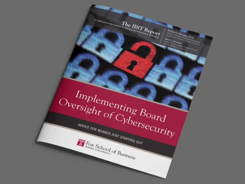 Temple University IBIT Report – Board Oversight of Cybersecurity