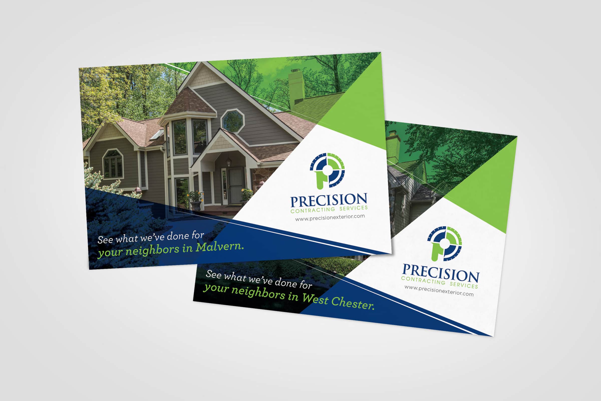 Precision_Contracting_Postcard_Front brand design