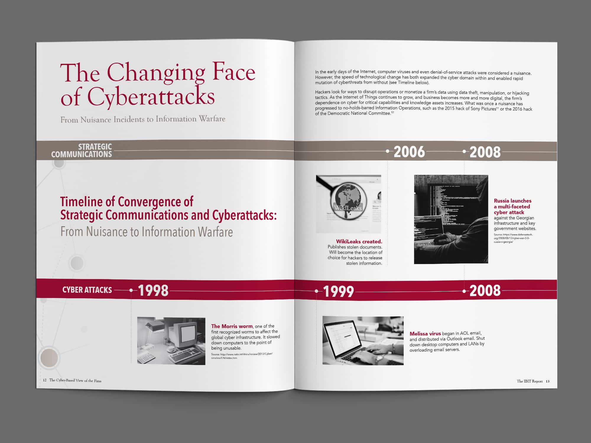 booklet design for universities on cybersecurity