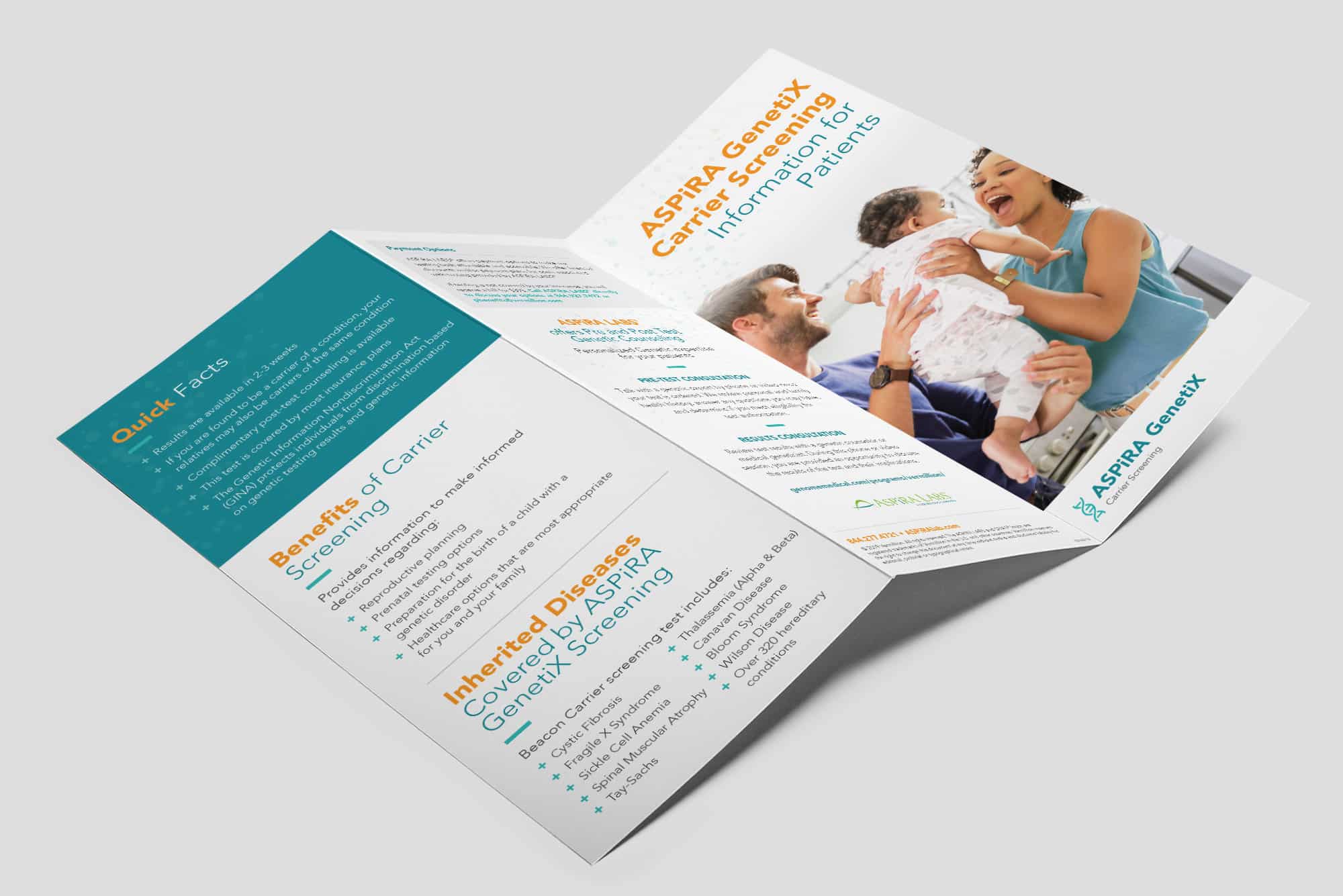 vermillion patient brochures - healthcare brochure graphic design
