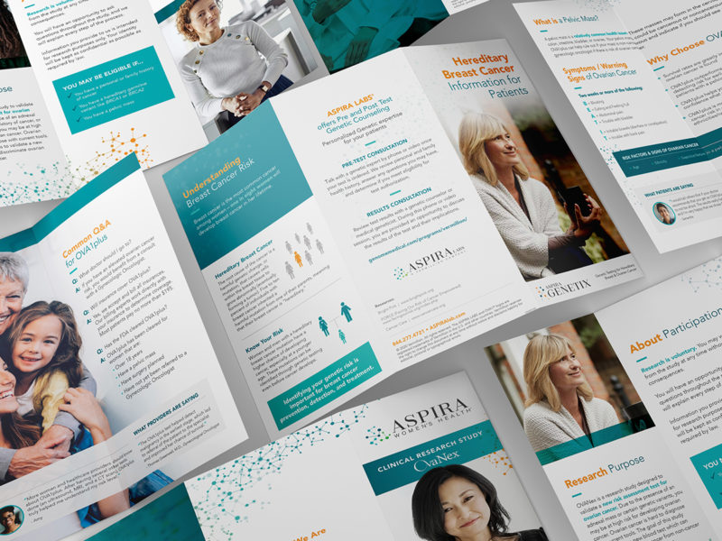 Aspira Women's Health brochures