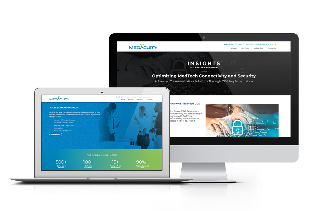 MedAcuity website design