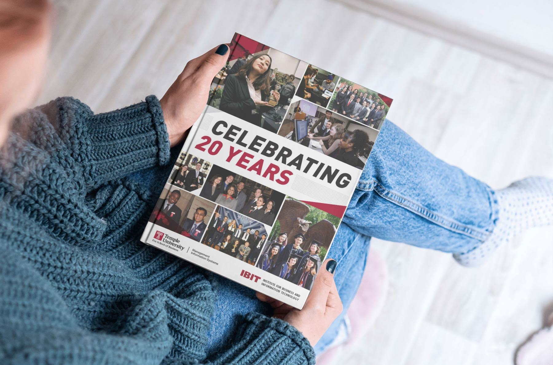 Temple photo book mockup