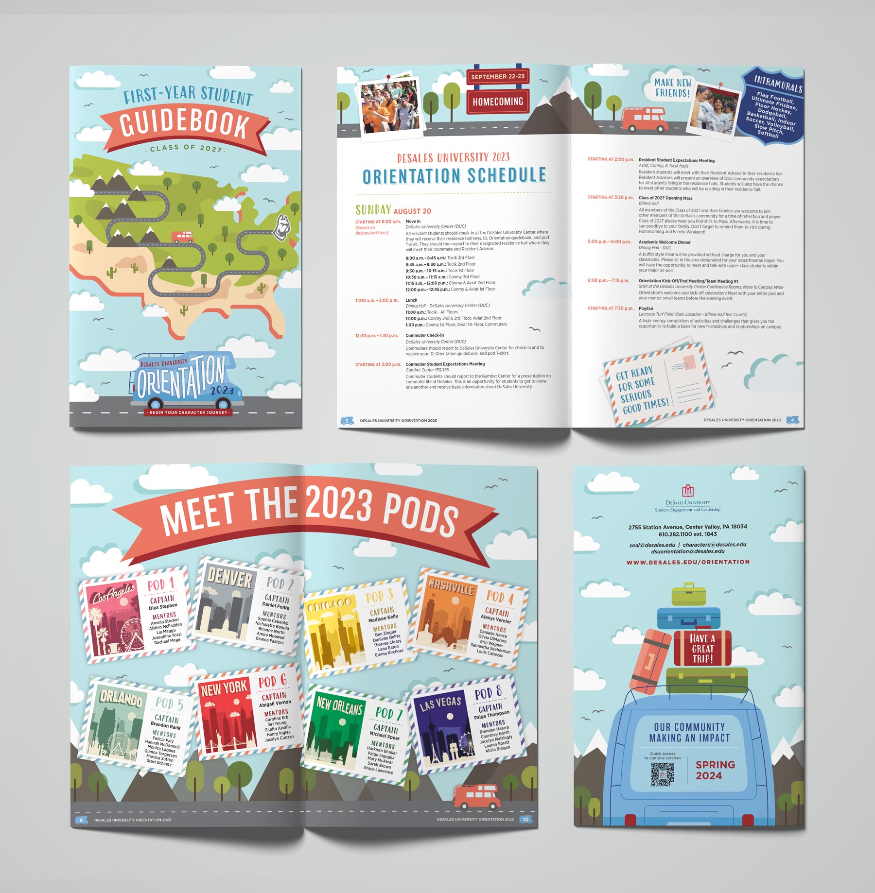 desales university booklet design