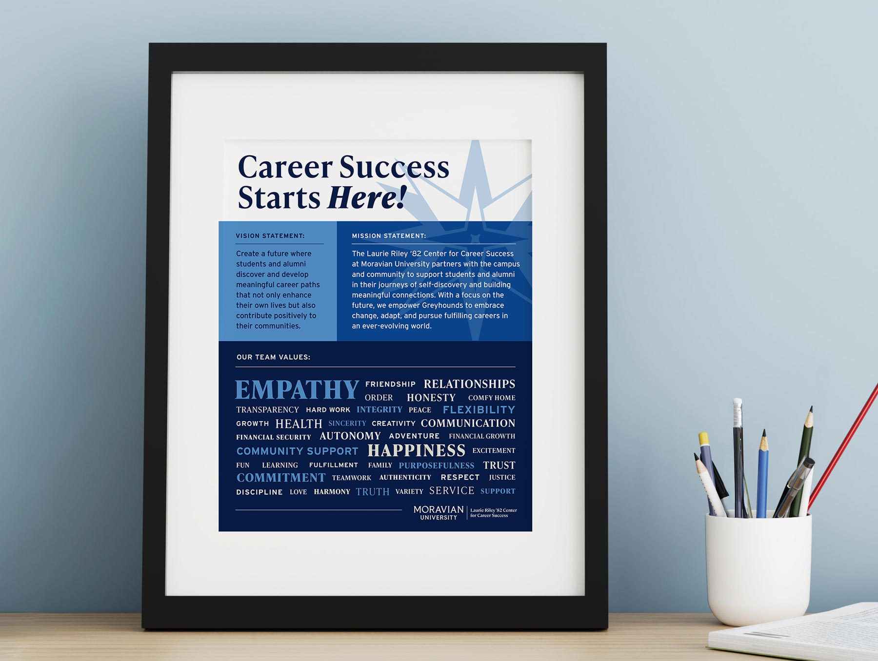 moravian one pager mockup