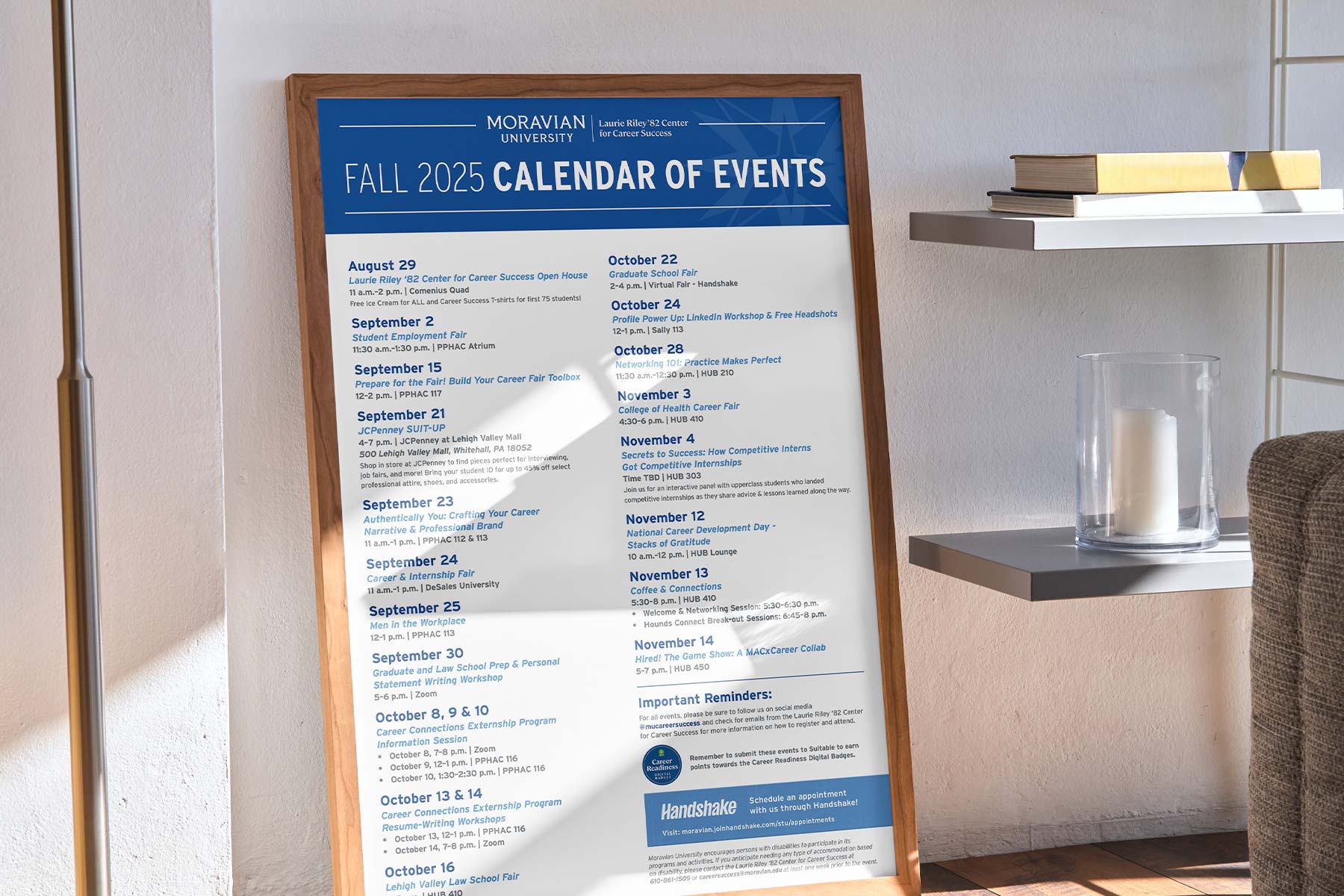 moravian calendar mockup
