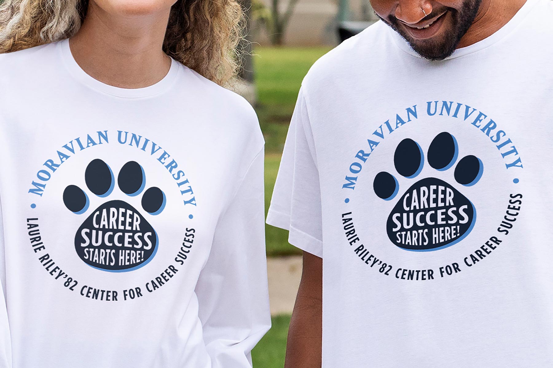 moravian t shirt mockup