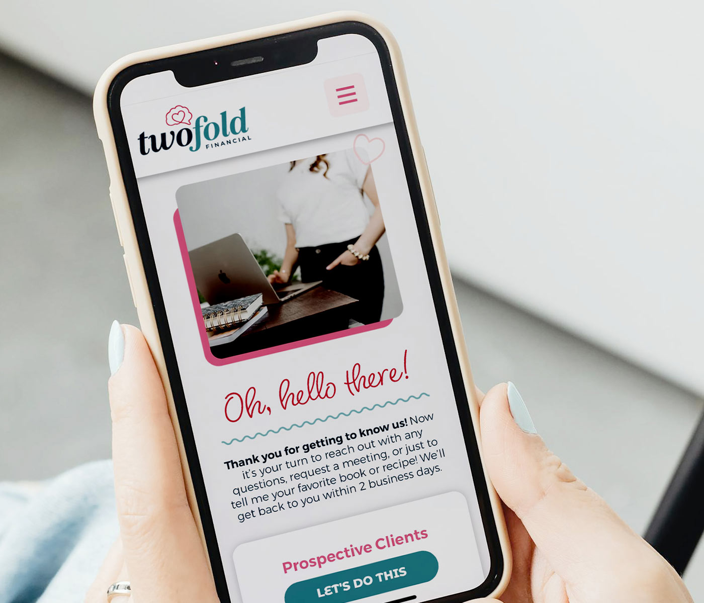 twofold financial iphone mockup