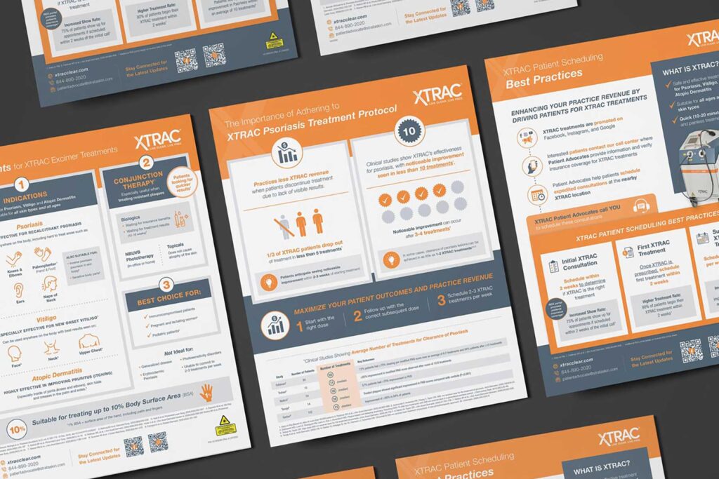 XTRAC sheets mockup