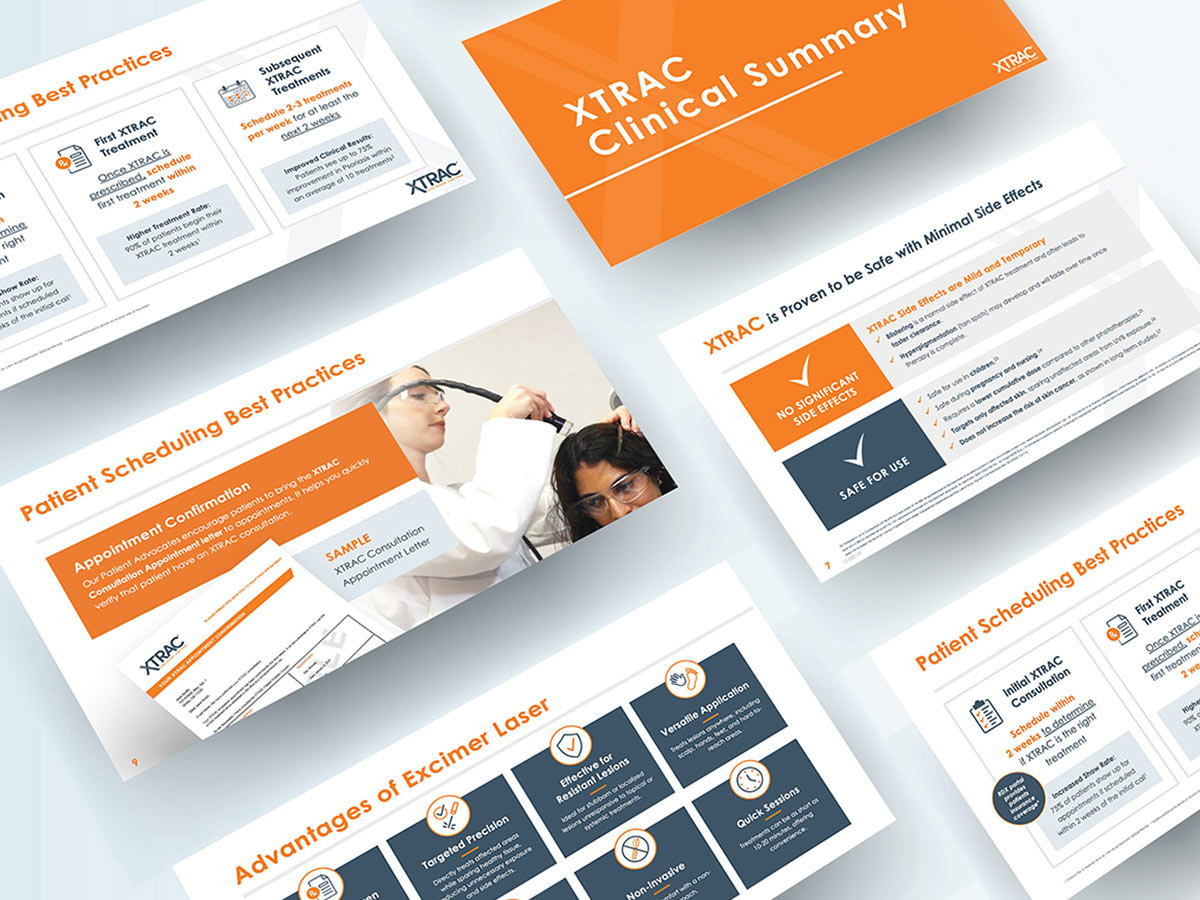 xtrac presentation mockup
