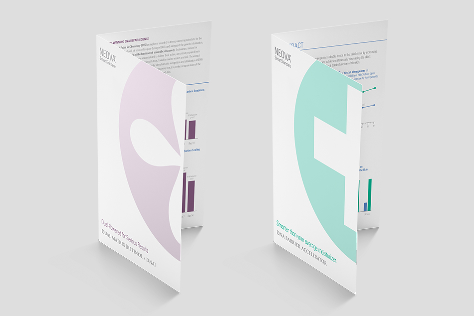 NEOVA Dermatology Graphic Design Provider Brochures