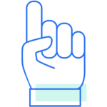 hand pointing icon